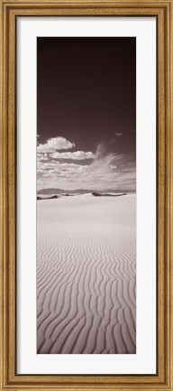 Framed Pattern in Dunes, White Sands, New Mexico Print