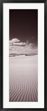 Framed Pattern in Dunes, White Sands, New Mexico Print