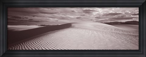 Framed Clouds over Dunes, White Sands, New Mexico Print