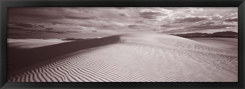 Framed Clouds over Dunes, White Sands, New Mexico Print