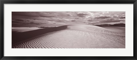 Framed Clouds over Dunes, White Sands, New Mexico Print