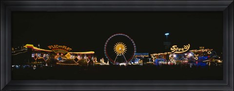 Framed Ferris Wheel, Oktoberfest, Munich, Germany Print