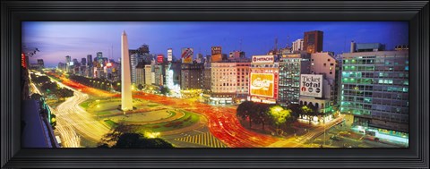 Framed Plaza De La Republica, Buenos Aires, Argentina Print