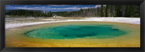 Framed Spring, Beauty Pool, Yellowstone National Park, Wyoming, USA Print