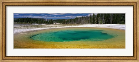 Framed Spring, Beauty Pool, Yellowstone National Park, Wyoming, USA Print