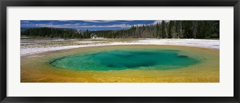 Framed Spring, Beauty Pool, Yellowstone National Park, Wyoming, USA Print