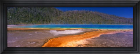 Framed Grand Prismatic Spring, Yellowstone National Park, Wyoming, USA Print