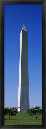 Framed Low angle view of the Washington Monument, Washington DC, USA Print