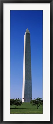 Framed Low angle view of the Washington Monument, Washington DC, USA Print