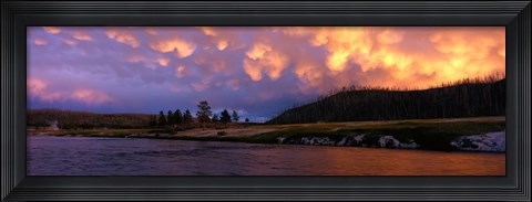Framed Firehole River Yellowstone National Park WY USA Print