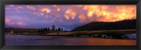 Framed Firehole River Yellowstone National Park WY USA Print