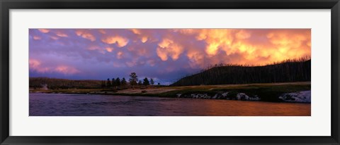 Framed Firehole River Yellowstone National Park WY USA Print