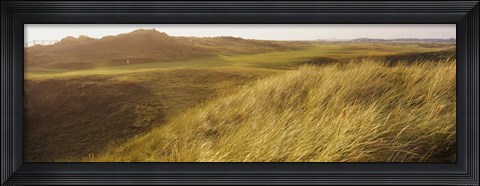 Framed Panoramic view of a landscape, Scotland Print