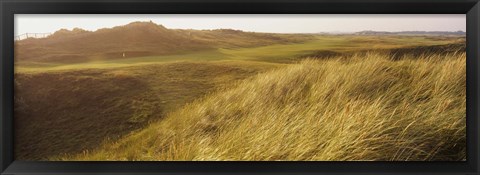 Framed Panoramic view of a landscape, Scotland Print