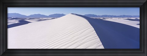 Framed Hills in the White Sands Desert, New Mexico Print