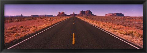 Framed Road Monument Valley  AZ USA Print
