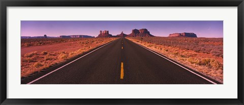 Framed Road Monument Valley  AZ USA Print