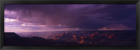 Framed Storm Clouds over Grand Canyon, Arizona Print