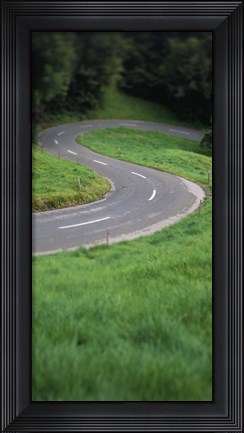 Framed Switzerland, road Print