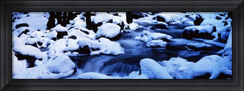 Framed Winter Yosemite National Park CA Print