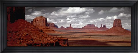Framed Mountains, West Coast, Monument Valley, Arizona, USA, Print