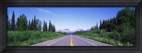Framed George Parks Highway AK Print