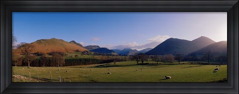 Framed Valley Northern Lake District Cumbria Newlands England Print