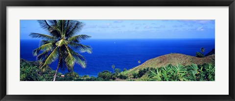 Framed Pigeon Point Tobago Print