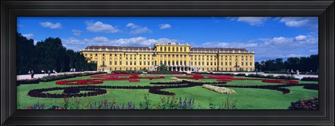 Framed Schonbrunn Palace, Gardens, Vienna, Austria Print