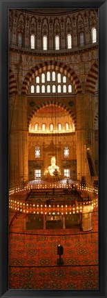 Framed Interior of Selimiye Mosque, Turkey Print