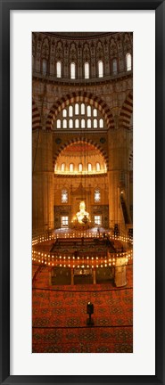 Framed Interior of Selimiye Mosque, Turkey Print