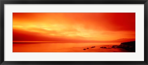 Framed Pacific Coast CA Print