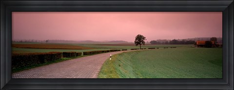 Framed Switzerland, country road Print
