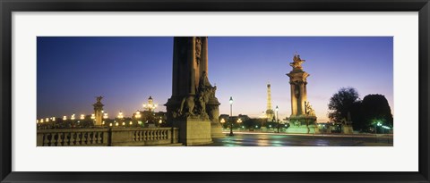 Framed France, Paris, Pont Alexandre III Print