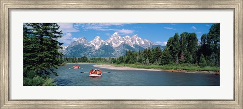 Framed Rafters Grand Teton National Park WY USA Print