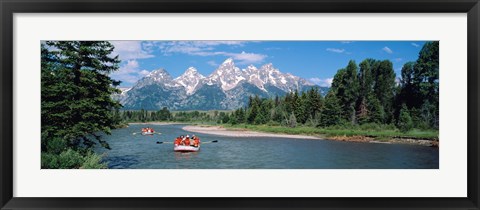 Framed Rafters Grand Teton National Park WY USA Print