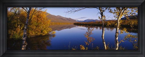 Framed Vistas River, Lapland, Sweden Print