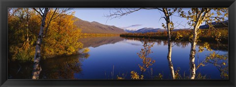 Framed Vistas River, Lapland, Sweden Print