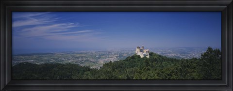 Framed Pena Palace, Sintra, Lisbon, Portugal Print