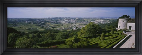 Framed High angle view of a town, Pousada, Sintra, Lisbon, Portugal Print