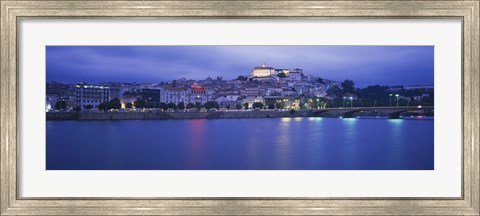 Framed Buildings at the waterfront, Mondego River, Coimbra, Beira Litoral, Beira, Portugal Print