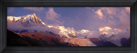 Framed Haute-Savoie, Mountains, Mountain View, Alps, France Print