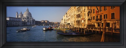 Framed Italy, Venice, Santa Maria della Salute, Grand Canal Print