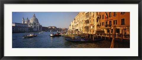 Framed Italy, Venice, Santa Maria della Salute, Grand Canal Print