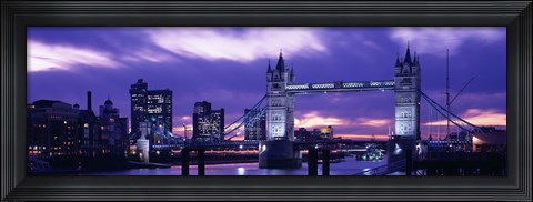 Framed Tower Bridge, Landmark, London, England, United Kingdom Print