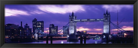 Framed Tower Bridge, Landmark, London, England, United Kingdom Print