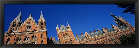 Framed St Pancras Railway Station London England Print