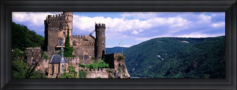 Framed Rhinestone Castle Germany Print
