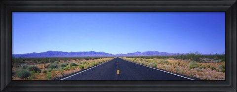 Framed Road, Nevada, USA Print