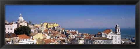 Framed Lisbon, Cityscape, Skyline, Portugal Print